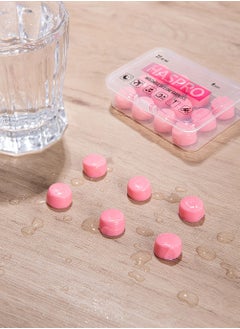 HASPRO HASPRO [6-Pair Pack] Soft Silicone Earplugs for Sleeping, Swimming & Bathing, Anti-Snoring, Noise Cancelling Reusable Earplugs. Adults & Children (Pink)  - Image 5