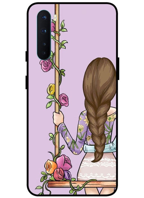 Protective Case Cover For OnePlus Nord Smart Series Printed Protective Case Cover for OnePlus Nord Girl Backside