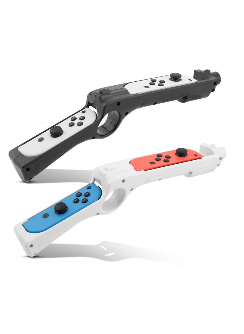 SANMUGEED - Game Gun for Switch & Switch OLED Joy Con, Controller Grip for Hunting Simulator, for Wolfenstein 2, for Splatoon, for Big Buck Hunter Arcade and Other Switch Shooting Games - Image 1