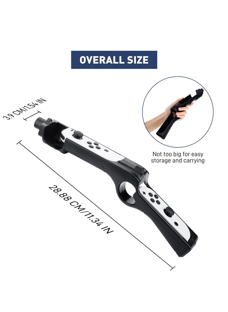 SANMUGEED - Game Gun for Switch & Switch OLED Joy Con, Controller Grip for Hunting Simulator, for Wolfenstein 2, for Splatoon, for Big Buck Hunter Arcade and Other Switch Shooting Games - Image 1