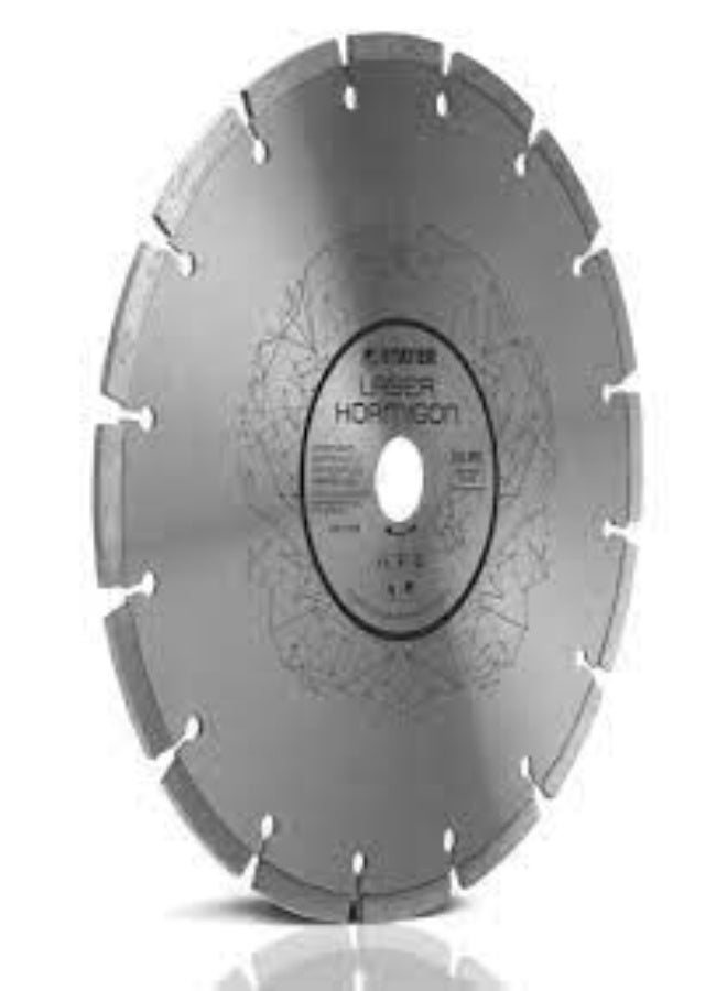 ستاير سلاح الماظ لحام ليزر قطع سريع خامات خرسانة 9"-230مم - فدية متقطعة طول 7مم - Image 1