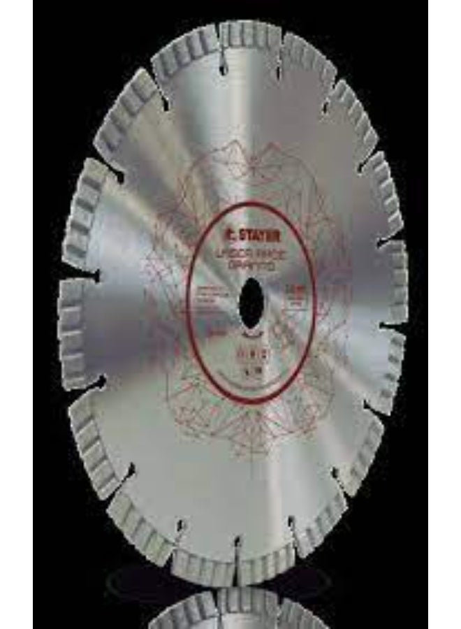 ستاير سلاح الماظ لحام ليزر قطع سريع خامات خرسانة 9"-230مم - فدية متقطعة طول 7مم - Image 3