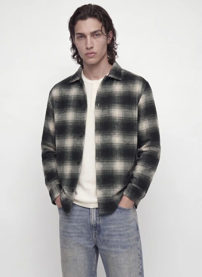 جاك اند جونز Casual Relaxed Fit Long Sleeve Over Shirt