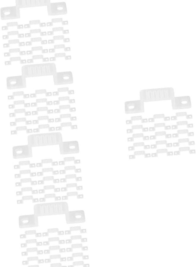 Jojofuny 500 قطعة مشابك إضاءة شريط LED مقاومة للطقس ومشابك تركيب 5 حزم - Image 1