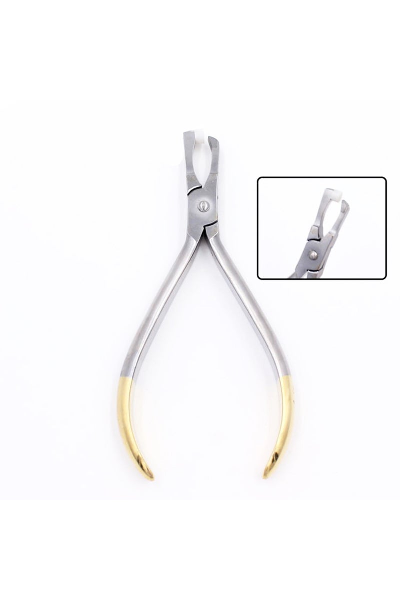 erorex Orthodontic Band Removing Pliers Dental Belt Ring Buccal Tube Bands Removal Forceps Clamp Long Ti... - Image 1