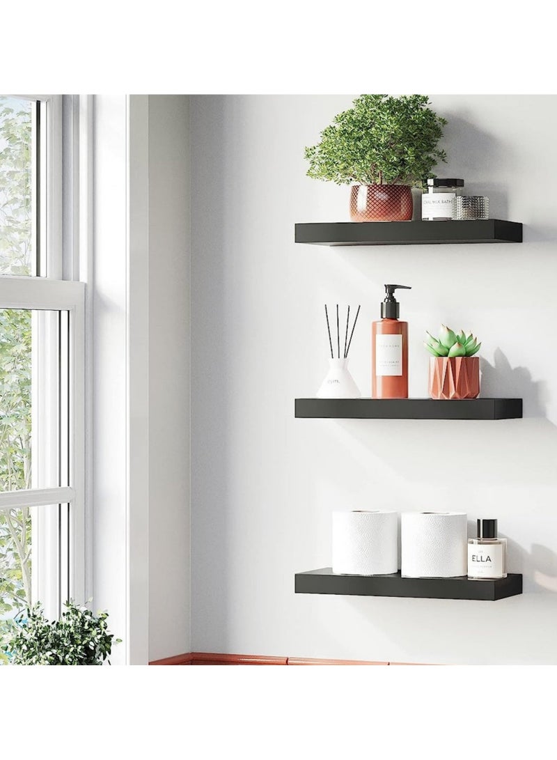 PixelsFurniture Set of 3 Pieces Floating Shelves Pixels Furniture for Wall, Living Room, Bedroom, Kitchen, Bathroom Decor, Shelves with Invisible Brackets, 100 CM - Image 4