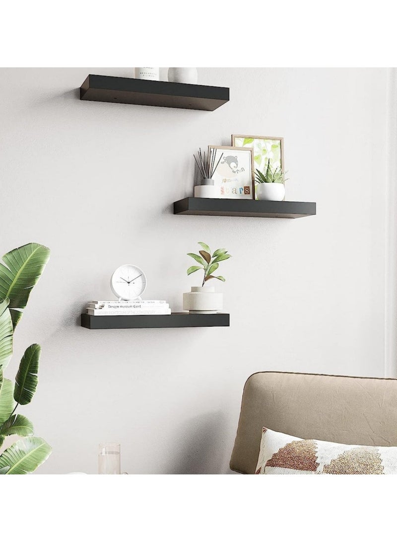 PixelsFurniture Set of 3 Pieces Floating Shelves Pixels Furniture for Wall, Living Room, Bedroom, Kitchen, Bathroom Decor, Shelves with Invisible Brackets, 100 CM - Image 2