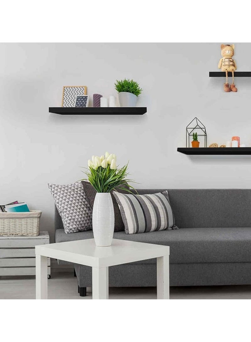 PixelsFurniture Set of 3 Pieces Floating Shelves Pixels Furniture for Wall, Living Room, Bedroom, Kitchen, Bathroom Decor, Shelves with Invisible Brackets, 100 CM - Image 3