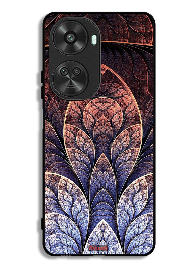 Tolwak Huawei nova 11 SE Protective Case Cover Floral Fractal Abstract - Image 1