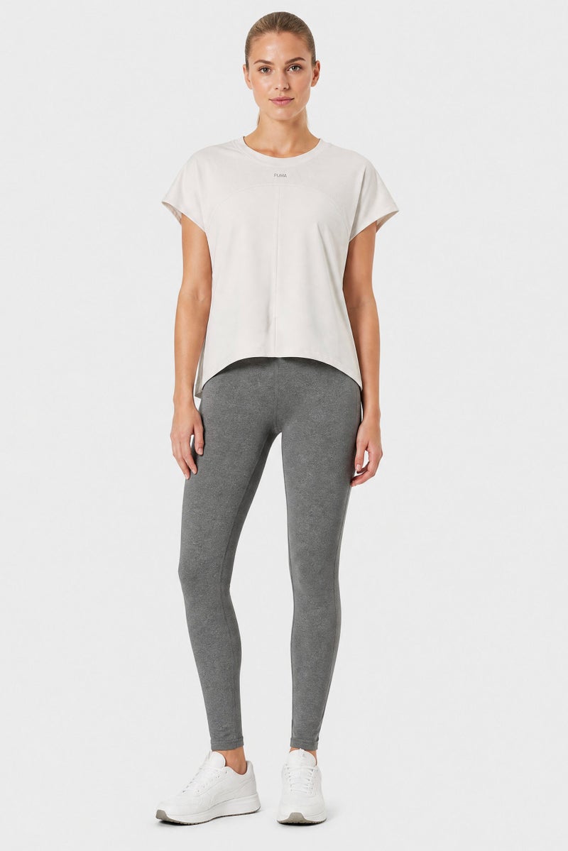 PUMA Women Sportswear Fit Short Sleeve Training T-Shirt, Off White - Image 2