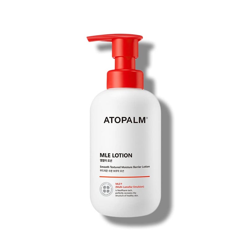 ATOPALM MLE Lotion 300ml 10.1 Fl Oz for Sensitive Skin, 48 Hours Long Hydration with Ceramide, Long-Lasting Moisturizing Baby Lotion, Strengthening Skin Barrier, Redness-Relief, Korean Skincare - Image 1