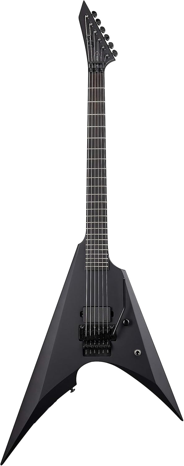 ESP جيتار كهربائي ESP LTD Arrow Black Metal بلمسة ساتان سوداء - Image 2