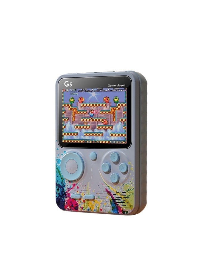 Torima جهاز ألعاب محمول توريما GC-012 رمادي اللون - جهاز ألعاب كلاسيكي محمول باليد مع لعبة مدمجة - Image 1