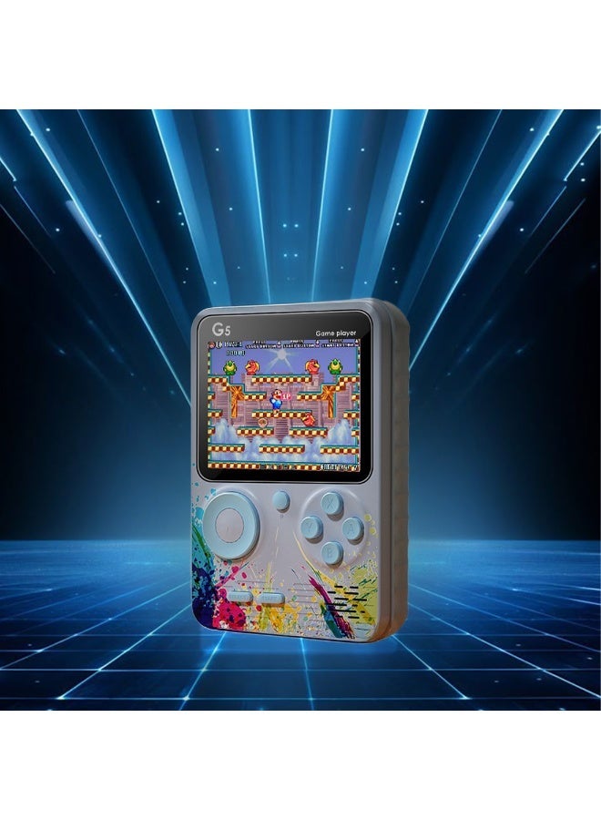 Torima جهاز ألعاب محمول توريما GC-012 رمادي اللون - جهاز ألعاب كلاسيكي محمول باليد مع لعبة مدمجة - Image 4