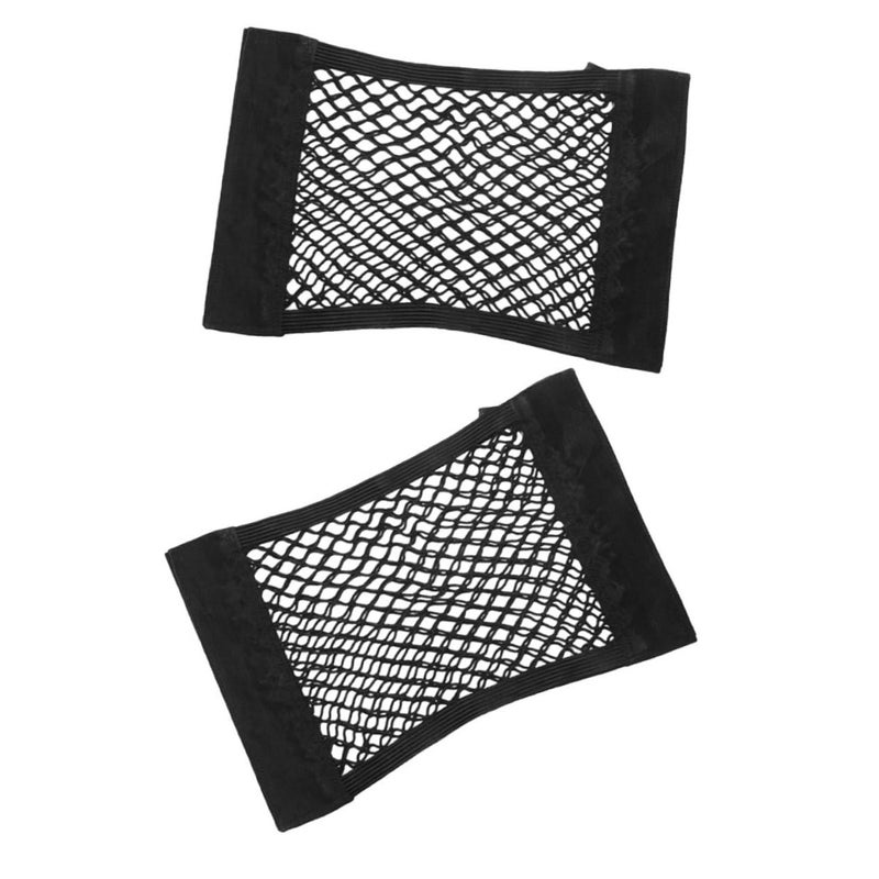 2Pcs Double Layer Mesh Cargo Net Truck Bed Organizer Easy Installation Versatile Storage For Car SUV - Image 2
