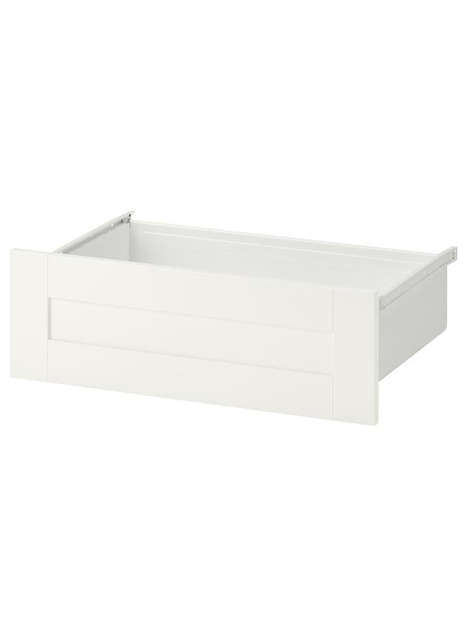 Zaboon Drawer, white/white, 60x42x20 cm - Image 1