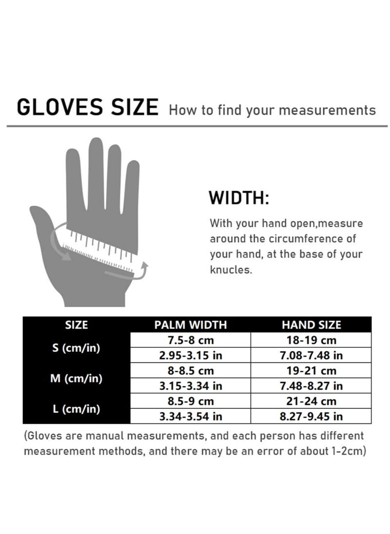 Excefore Gym Gloves, Weight Lifting Gloves for Men and Women, Breathable, Lightweight Gym Gloves for Gym, Cycling, Exercise, Training, Pull ups, Fitness, Climbing and Rowing, Black-Medium  - Image 5