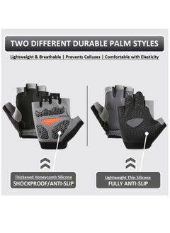 Excefore Gym Gloves, Weight Lifting Gloves for Men and Women, Breathable, Lightweight Gym Gloves for Gym, Cycling, Exercise, Training, Pull ups, Fitness, Climbing and Rowing, Black-Medium  - Image 2