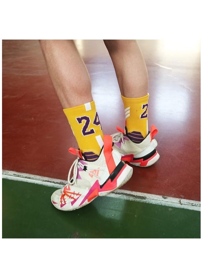 XiuWoo Basketball Socks 3 Pairs, Athletic Socks with 3D Ankle Protection , Compression Cushion Sport Socks for Men  - Image 5