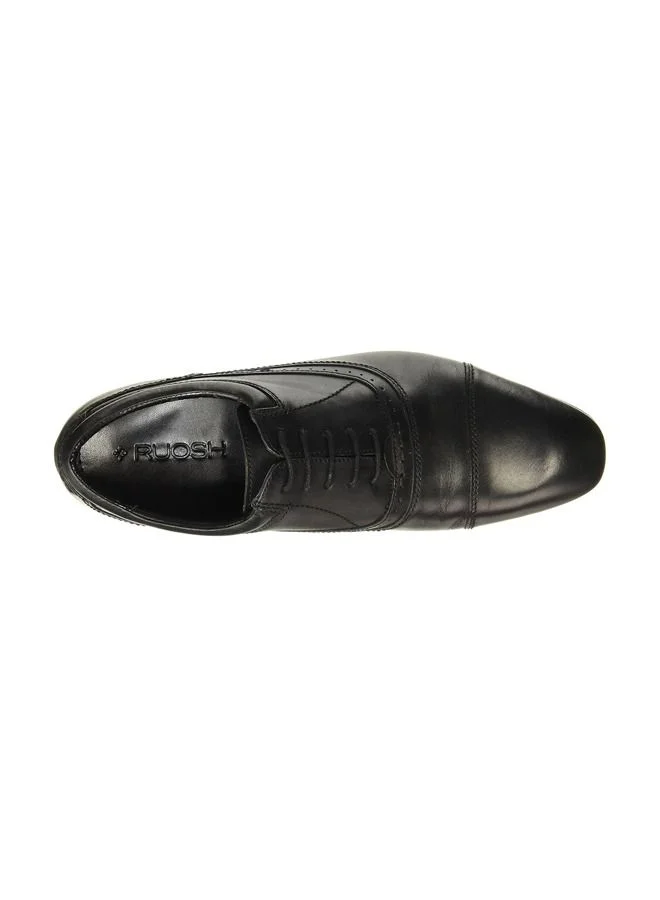 RUOSH Mens Oxford Derby Lace up Comfort Leather Work Office Formal Occasion Party Wear Premium Shoes