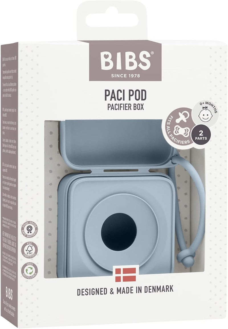 BIBS Baby Blue Pacifier Box and Sterilizer - Image 2