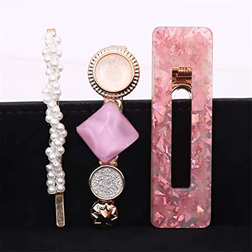 NGEL 3Pcs Acrylic Hair Clip/Pearl Hair Clip/Styling Hair Accessories/Elegant Pearl Hair Pins For Women & Girls - Image 5