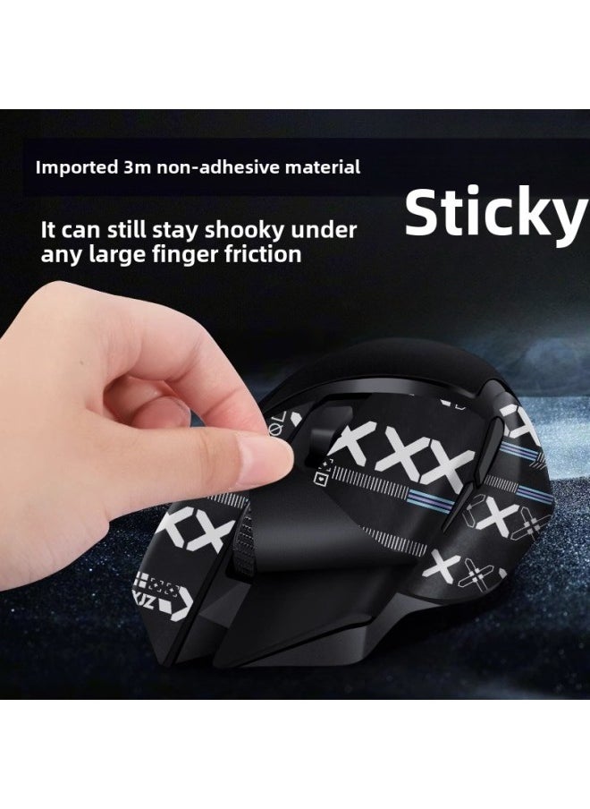 Generic - For Baselis Snake V3Pro Mouse Sticker V2pro Speed Edition X Non-slip Sticker Palm Sweat Sticker-Color:X Extreme Speed Edition/ultimate Edition/v2pro  Black Print❤Free Cleaning Cotton - Image 1