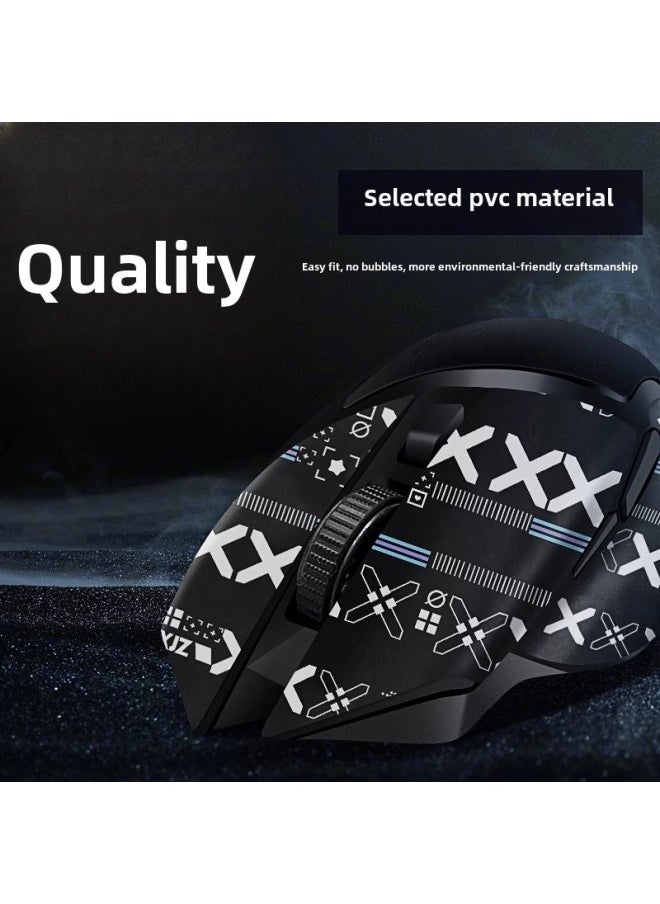 Generic - For Baselis Snake V3Pro Mouse Sticker V2pro Speed Edition X Non-slip Sticker Palm Sweat Sticker-Color:X Extreme Speed Edition/ultimate Edition/v2pro  Black Print❤Free Cleaning Cotton - Image 1