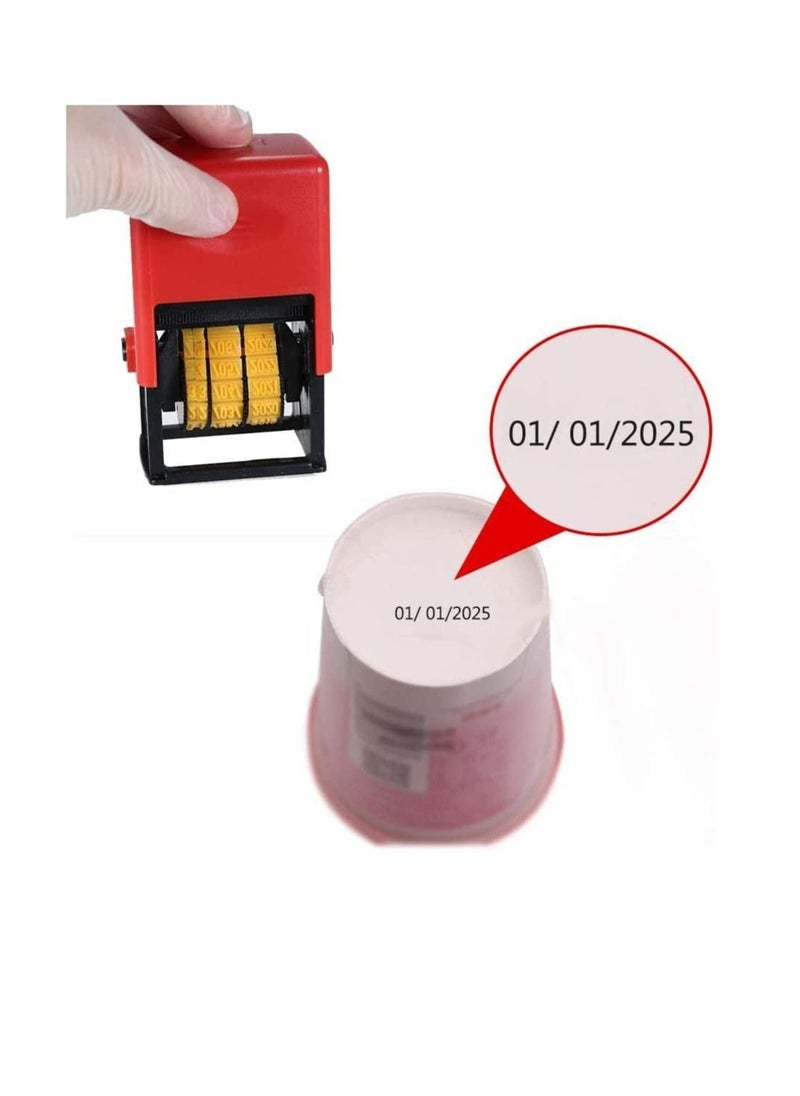 DMG TECH - Date Printer, Handheld Portable Date Stamp Printer inkjet printer Quick-Drying Ink Date Printing Coding Machine for Food Plastic Bag Bottle Metal Cans Paper - Image 1