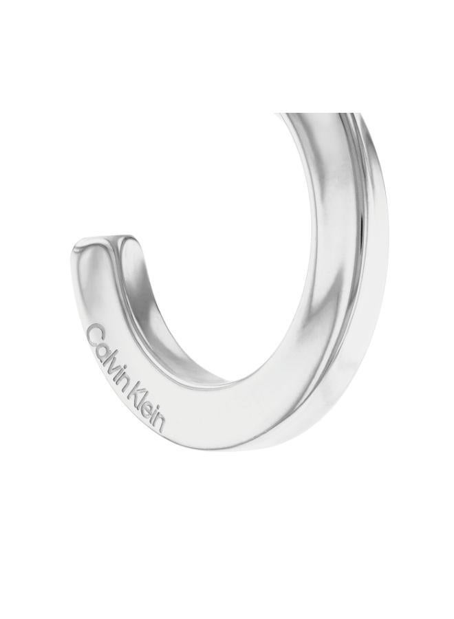 CALVIN KLEIN Twisted Ring Earrings in Stainless Steel - 35000310 - Image 3