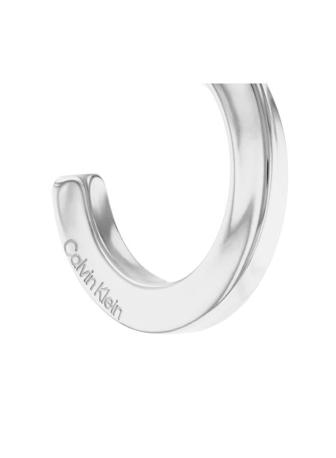 CALVIN KLEIN Twisted Ring Earrings in Stainless Steel - 35000310 - Image 2