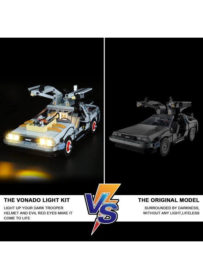 Vonado - Light Kit For Lego Delorean 10300 Lego Sets Not Included Led Lighting Kit For Lego Back To The Future Time Machine Timetravel Car (Standard Version) - Image 1
