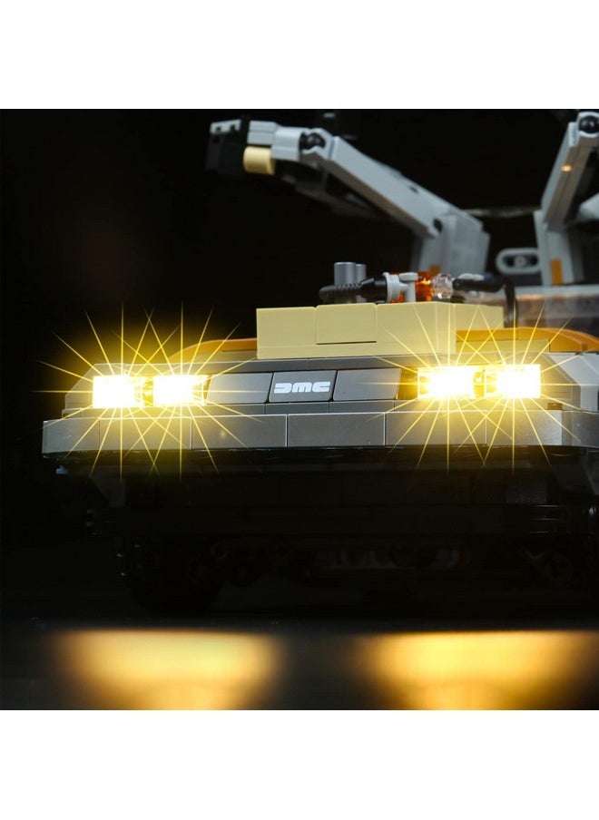 Vonado - Light Kit For Lego Delorean 10300 Lego Sets Not Included Led Lighting Kit For Lego Back To The Future Time Machine Timetravel Car (Standard Version) - Image 1