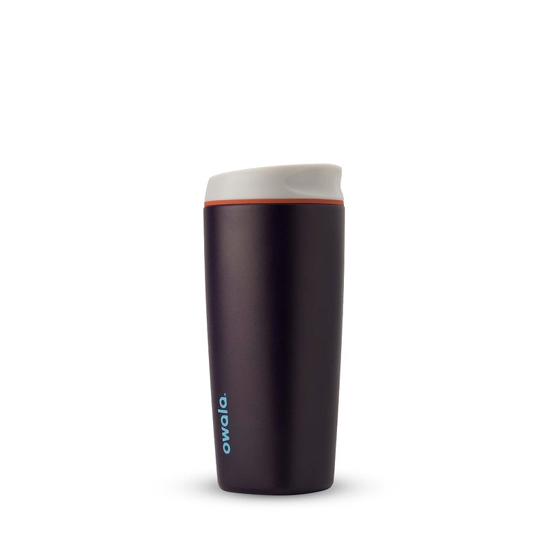 Owala SmoothSip Insulated Stainless Steel Coffee Tumbler, Reusable Iced Coffee Cup, Hot Coffee Travel Mug, BPA Free, 20 oz, Navy (Telescope Tales) - Image 1