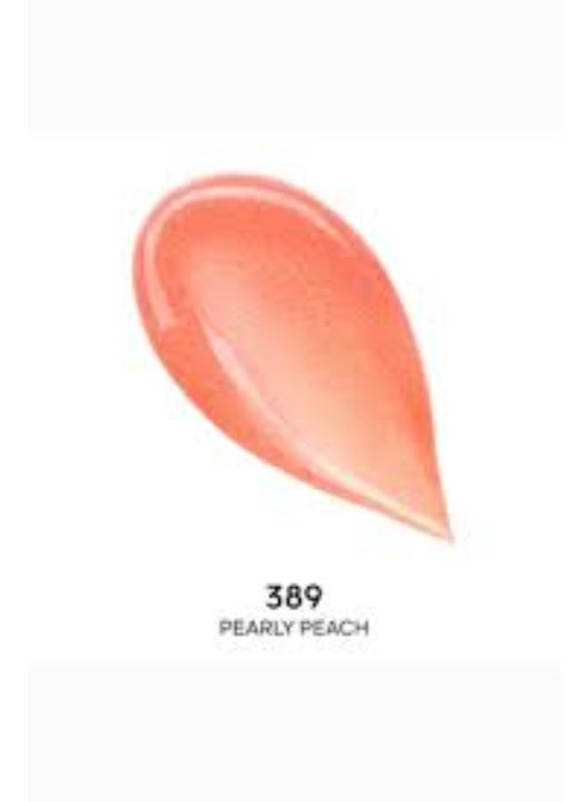 غيرلان مرطب شفاه كيسكيس بي جلو من جيرلان، لون 389 خوخي لؤلؤي، 3.2 غرام - Image 3