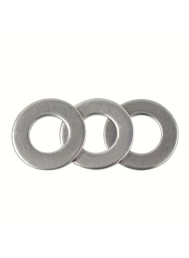 M4 100pcs 304 Stainless Steel Flat Washers Corrosion Resistant Durable - Image 4