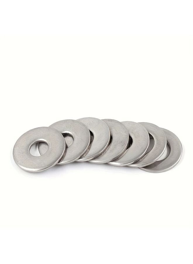 M4 100pcs 304 Stainless Steel Flat Washers Corrosion Resistant Durable - Image 3