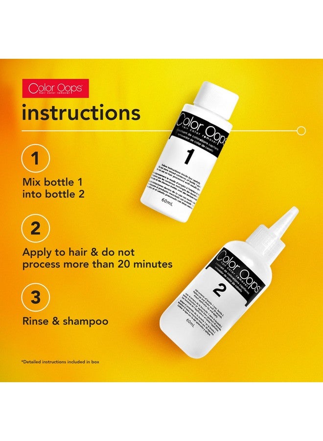 كولور أوبس مزيل لون الشعر كولور أوبس إكسترا سترينث، استخدام واحد، عمليات إزالة صبغة الشعر في 20 دقيقة، يزيل لون الشعر الدائم وشبه الدائم بأمان، خالٍ من الأمونيا والمبيضات - Image 3