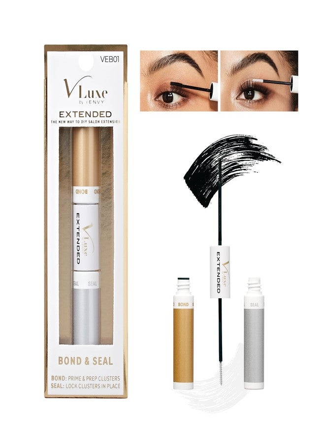 iEnvy i•Envy DIY Eyelash Extension Bond & Seal Infused with Biotin & Vitamin E - Strong Gentle Comfortable Lash Adhesive for All Day Wear for Use with V-Luxe Extended Lash - Image 1