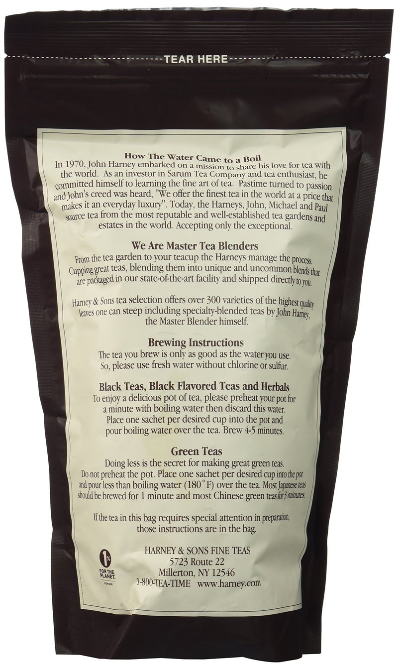 Harney & Sons Chamomile Caffeine-Free Premium Herbal Tea - Bag of 50 Sachets - Image 2