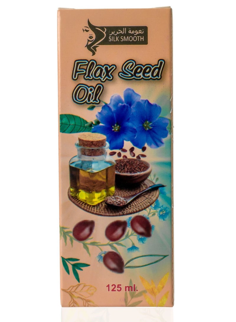 SILK SMOOTH Organic Flaxseed Oil - All-Natural Elixir for Skin and Hair Health - Cold-Pressed, Pure, and Enriched with Omega-3 Fatty Acids - Enhance Your Beauty Naturally - Image 2
