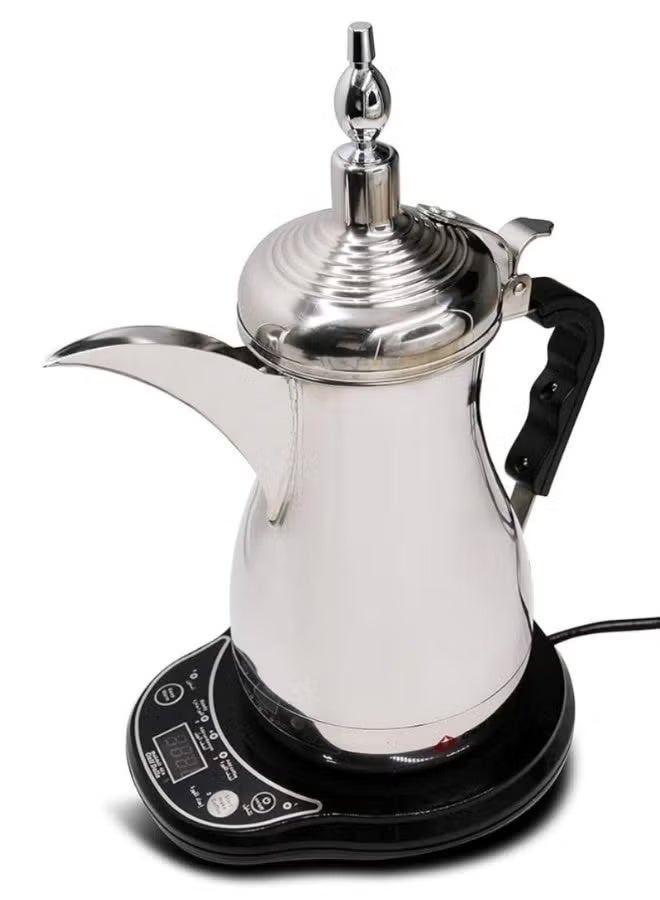 غالف دالا دلة الخليج لتحضير القهوة العربية C91839 (1000 مل، فضي) - Image 2