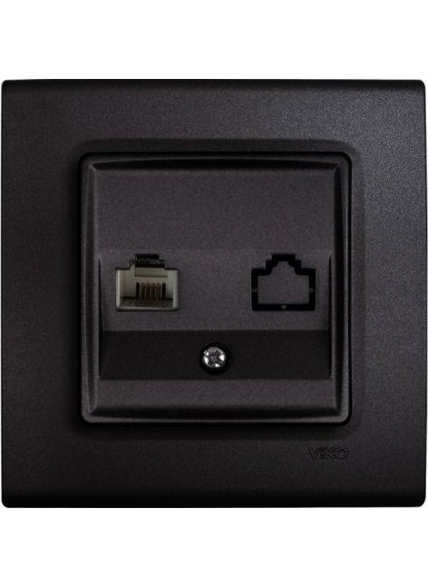 Viko Linnera Life Series Night Black Single Numeris Framed 