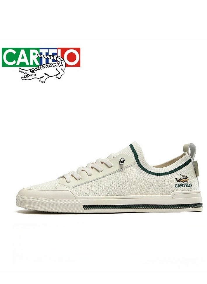 CARTELO Men's Casual Low Top Trendy Board Shoes  - Image 1