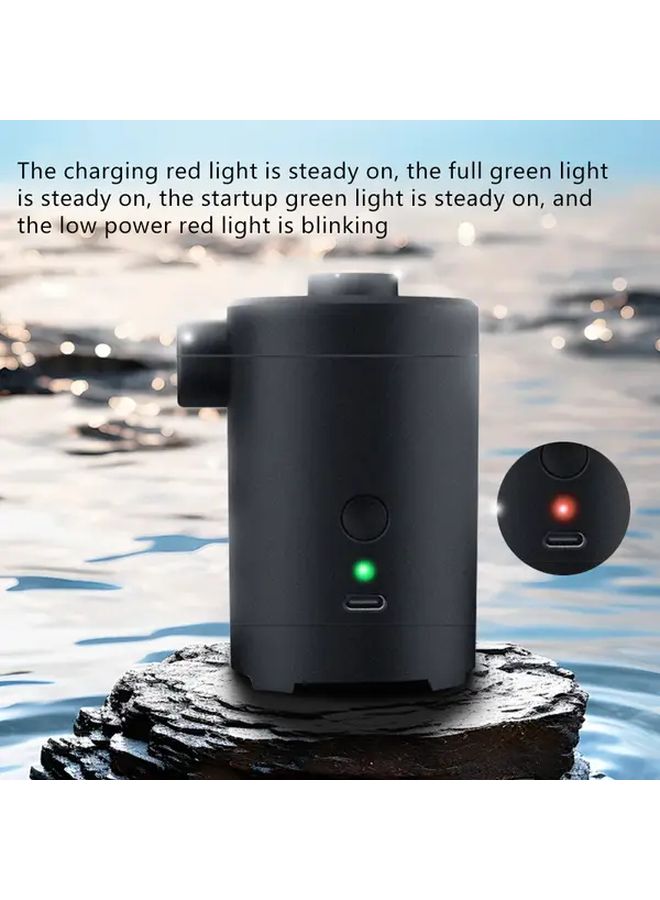 Wireless Portable Electric Air Pump USB Rechargeable For Outdoor Camping Travel - Image 3