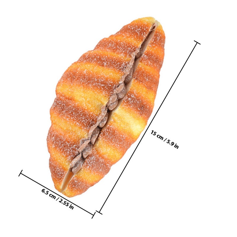 Artificial Croissant Fake Bread Simulation Bread Model PU Bread Photography Prop - Image 2