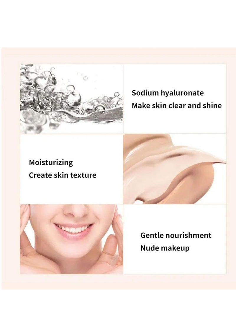 SYOSI Hydrating BB Cream, Full-Coverage Foundation & Concealer, Tinted Moisturizer for Brightening & Even Skin Tone, Firming Color Correcting Cream for All Skin Types  - Image 5