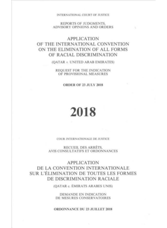 Application of the International Convention on the Elimination of all forms of Racial Discrimination