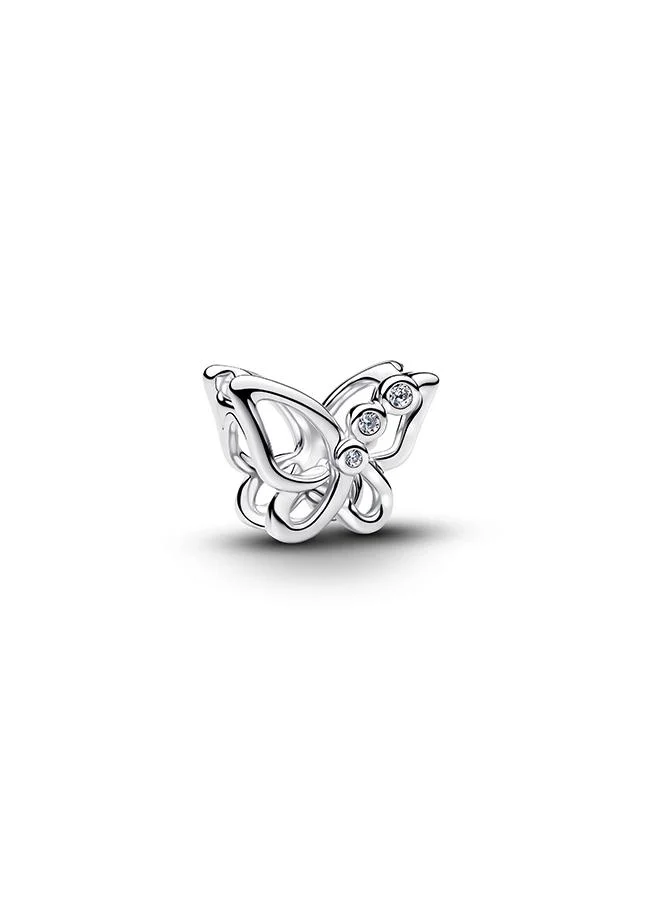 باندورا Butterfly Openwork Charm