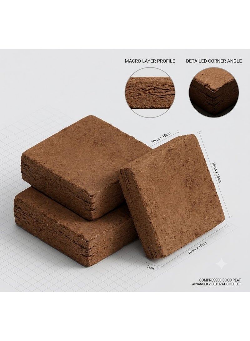 KNP Coco Peat Excellent Growing Media for Plants 30x30x12cm Single Block - Image 3